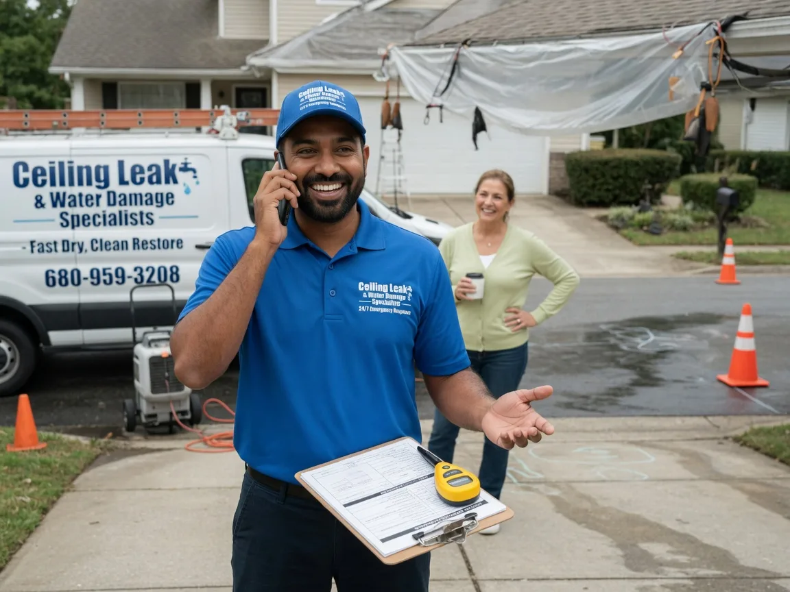 Ceiling Leak Cleanup Stockdale, PA FAQs